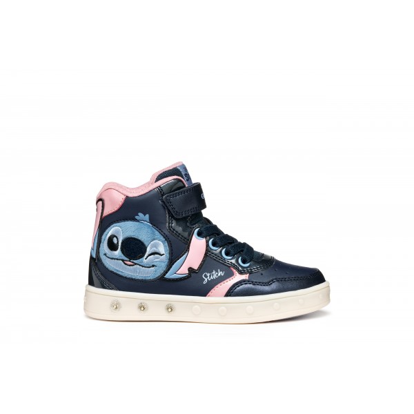 Geox batukai žybsintys Disney Stitch su auliuku mėlyni